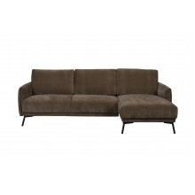 Диван 90-138х246х84см Harper Right Coffee кафяв